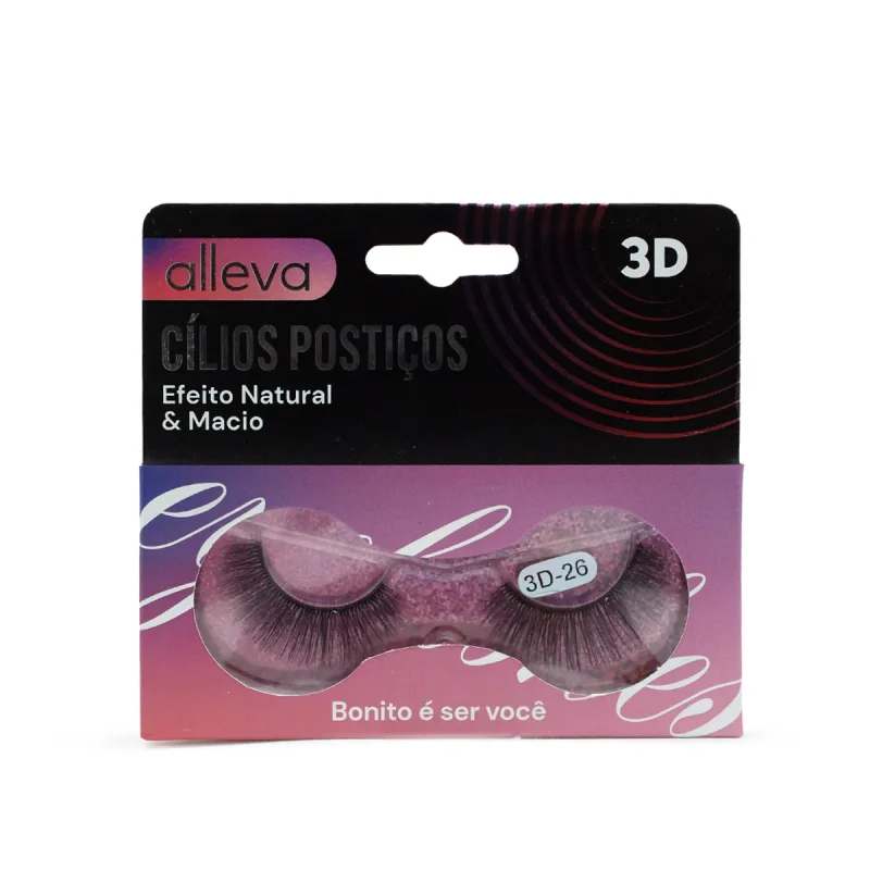 Cílios Postiços Par com 2un Mod.110-16 Alleva
