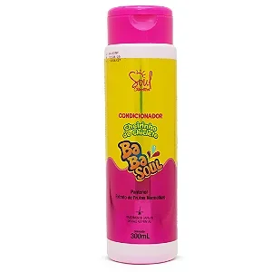 Condicionador Cheirinho de Chiclete Babasoul Soul Cosméticos Tutti Frutti 300ml SL398 Atacado para Revenda