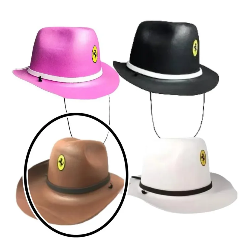 76 CHAPEU COWBOY INFANTIL EVA MARROM Atacado
