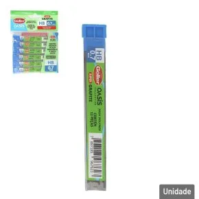 Grafite para Lapiseira 0,7mm HB com 6 Tubos Atacado