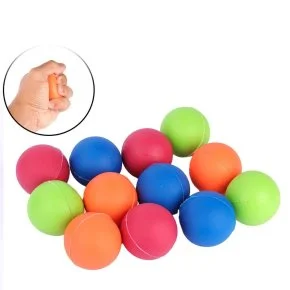 Bola de PVC 12 Peças 5cm Macia Color Atacado