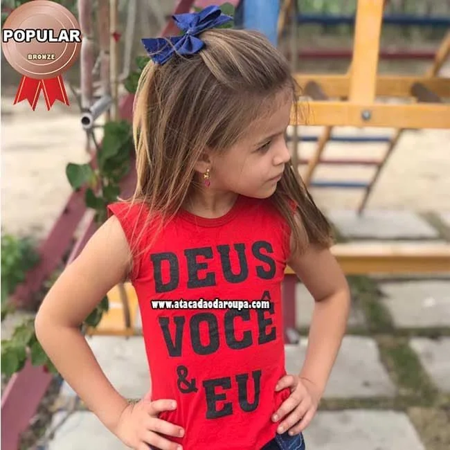 Blusas infantil em Poliéster Atacado