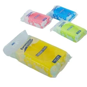 Esponja de Banho 12cm Saboneteira Color Atacado