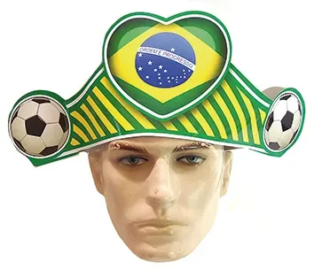 275 CHAPEU PIRATA BRASIL C/1 Atacado