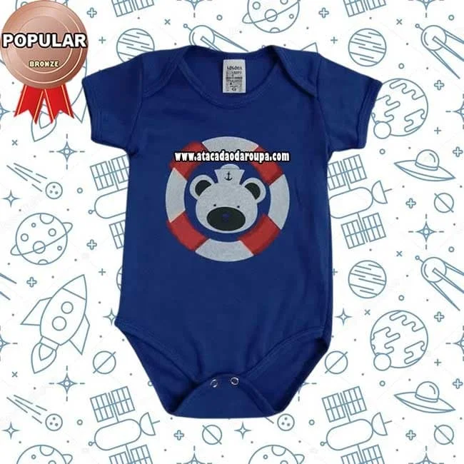 Body Bebê Safari Recem Nascido Atacado