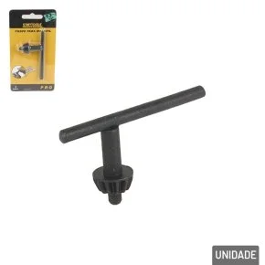 Chave de Mandril de Aço Inox 13mm 1/2" Preto Atacado