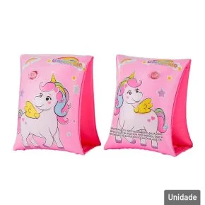 Boia de Braço Inflável 25x15cm Unicórnio Colorido Atacado