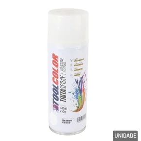 Tinta Spray Uso Geral 400ml Branco Fosco Atacado