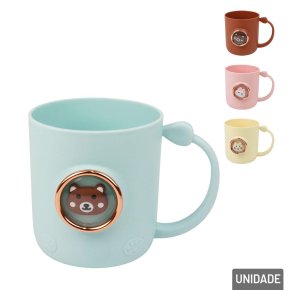 Caneca de Plástico 430ml Infantil 3D Sortidos Atacado