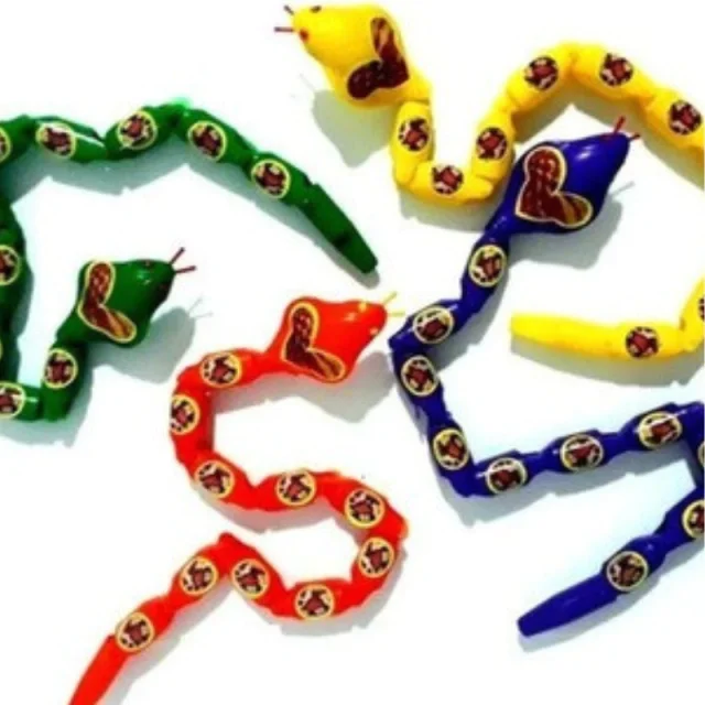 KIT C/12 COBRINHA ARTICULADA PRENDA FESTA JUNINA BRINQUEDOS ATACADO