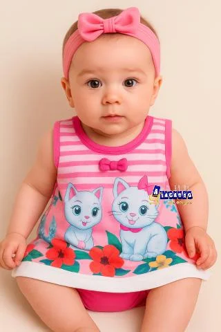 Vestidinhos Bebê Temáticos Rn Atacado