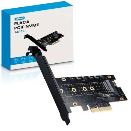 Placa PCI / PCIe Para Ssd Nvme M.2 Knup - KP-AD135 Atacado