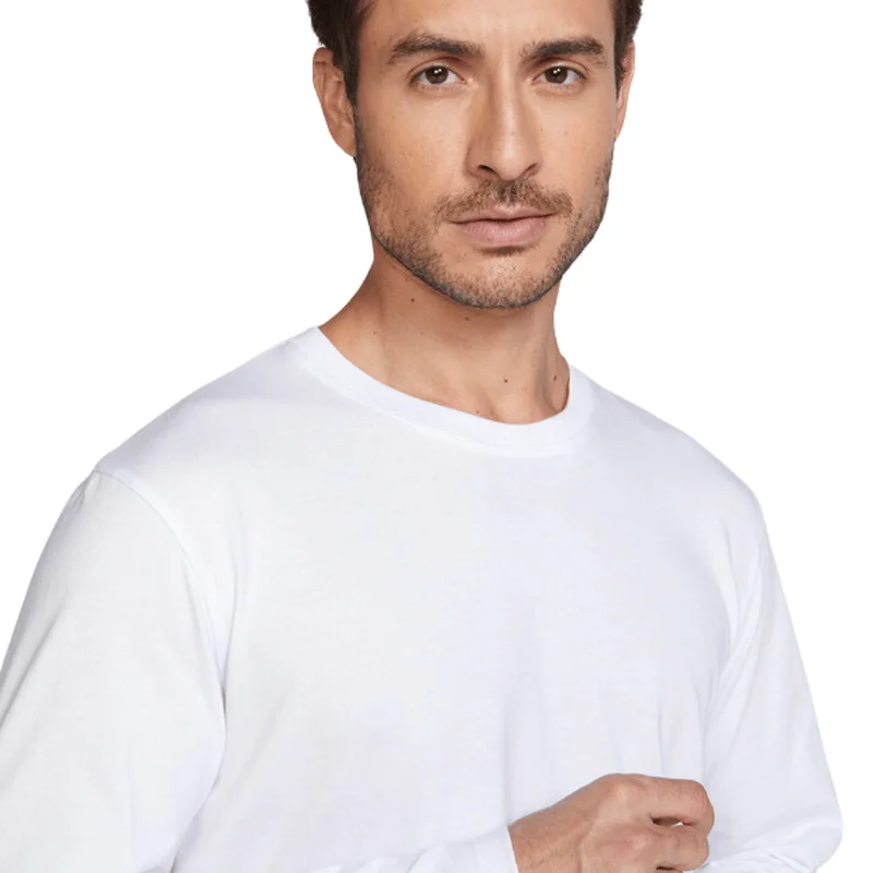 Camiseta Básica Masculina Manga Longa World 026X Atacado