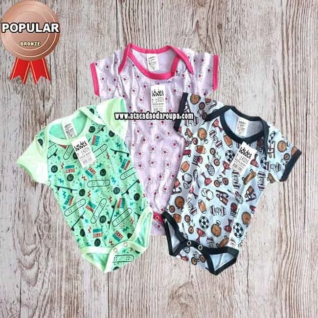 Body Infantil Algodão Atacado