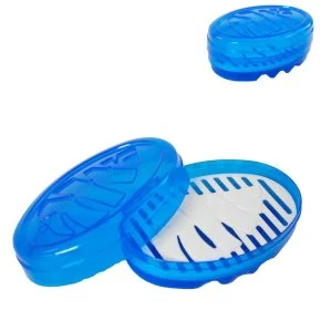 Saboneteira de Plástico Oval Com Grelha Atacado