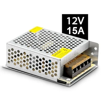 Fonte Chaveada 12V 15A 120W p/ Fita de Led Som Automotivo CFTV - ATH 15A Atacado