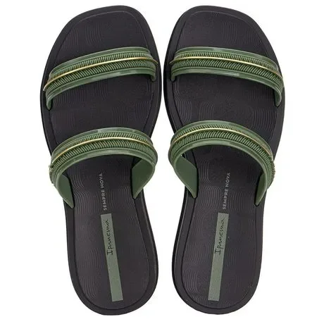 Chinelo Feminino Slide Glow Ipanema 27400 Verde Atacado