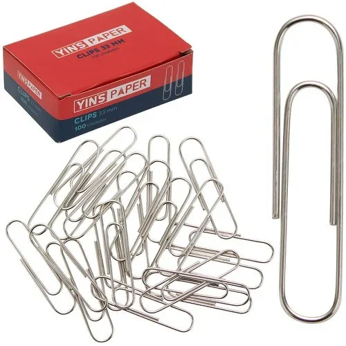 Clips De Metal Na Caixa 100 Peças 28 Milímetros Atacado para Revenda