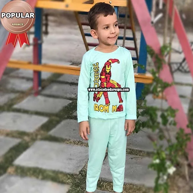 Pijama Infantil Feminino e Masculino Atacado
