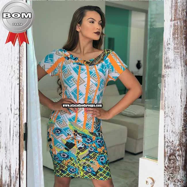 Vestidos em Fio Torcidos Vários Modelos Atacado
