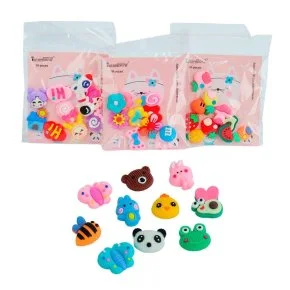 Adesivos Decorativos 10 Peças 3D Cute Fofo Sortido Atacado