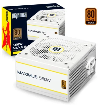 Fonte ATX 550W 80 Plus Bronze PFC Ativo Bivolt REVENGER - FO-MAX04 Atacado