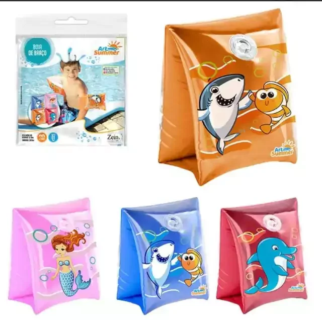 Lote C/6 Kit Par Boia de Braço Atacado Verão