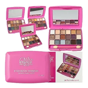 Miss France - Paleta de Sombras 18 Cores MF7403 - 4 Und Atacado para Revenda