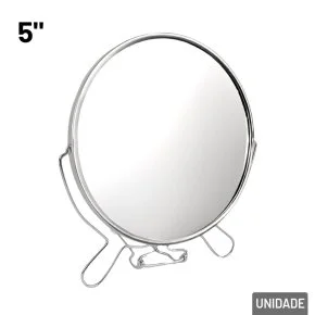 Espelho de Mesa Dupla Face 5" Redondo Atacado