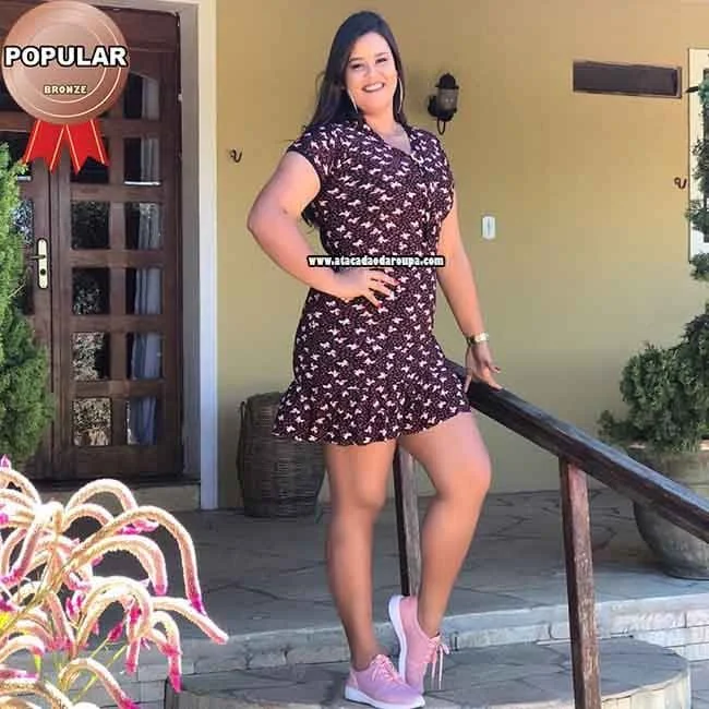 Vestido em Liganete Atacado