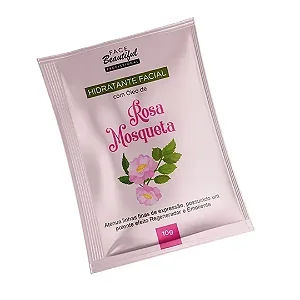 Hidratante Facial Rosa Mosqueta Sachê 10g Face Beautiful FB193 Atacado para Revenda
