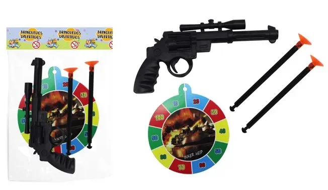 TK-AB8876 BRINQUEDO ARMA DE PLASTICO LANCA PROJETEIS Atacado