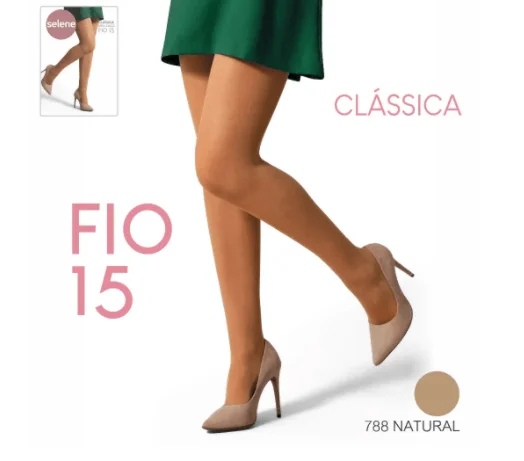 Meia Calça Selene Clássica Fio 15 9020.001 Atacado