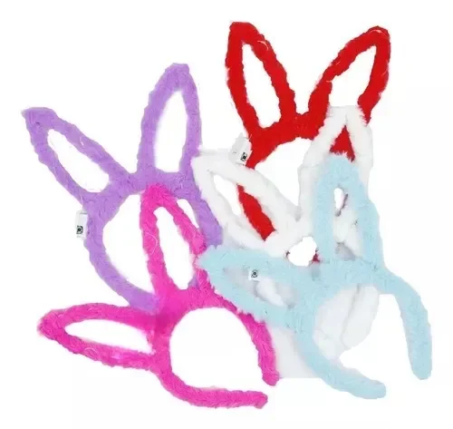 915190 TIARA ORELHA DE COELHO PELUCIA C/LUZ Atacado