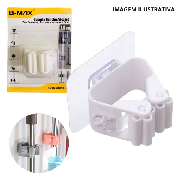 SUPORTE GANCHO ADESIVO BM-F965 Atacado