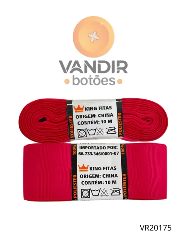 Fita de Gorgurão Premium Pink 10M Atacado