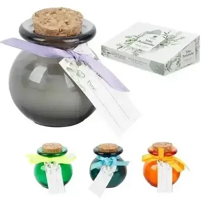 DAM255 VELA PERFUMADA PARAFINA SUP VIDRO 5X6CM Atacado