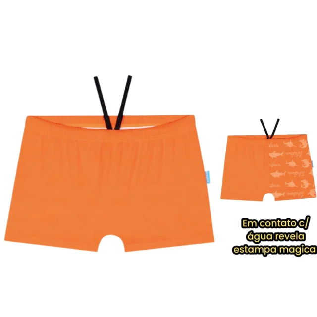 Kit 6 Sunga Box Kamylus do 4 ao 10 Verão Atacado