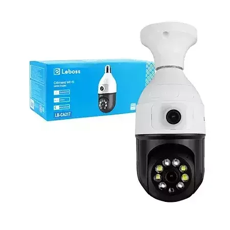 CÂMERA DE SEGURANÇA WIF-FI LENTE DUPLA LB-CA217 Atacado