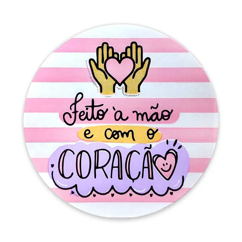 Adesivo de Recebidos F21 - Feito à Mão - Pacote com 100 Unidades Atacado para Revenda