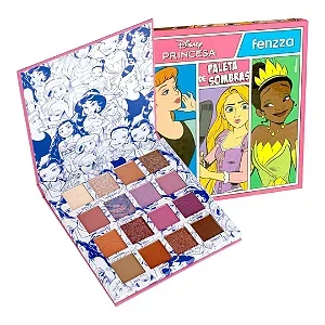 Fenzza - Paleta de Sombras Princesa Cartonada Rosa DIS130 Atacado para Revenda