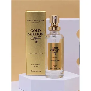 Perfume Deo Parfum Forever You Gold Million 15ml FY211 Atacado para Revenda