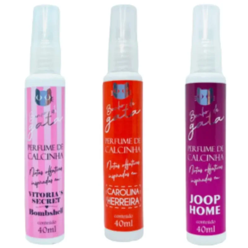 Perfume De Calcinha 40ml Banho De Gata Atacado para Revenda