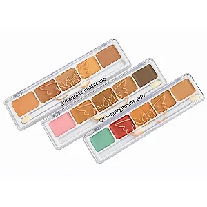 Kit 03 Unidades Paleta de Corretivo 4 Angels BR1128 Atacado para Revenda