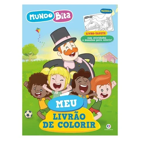 Livro Poster De Colorir Meu Livrão Mundo Bita Atacado para Revenda