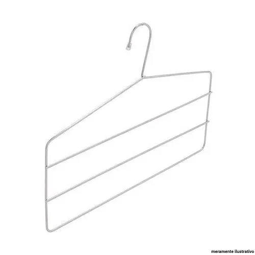 Cabide Organizador De Calças Arame Cromado Com Gancho Atacado para Revenda