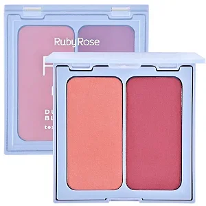 Duo de Blushes Mood Ruby Rose HB870 Cor 01 - VCTO: 09/2026 Atacado para Revenda