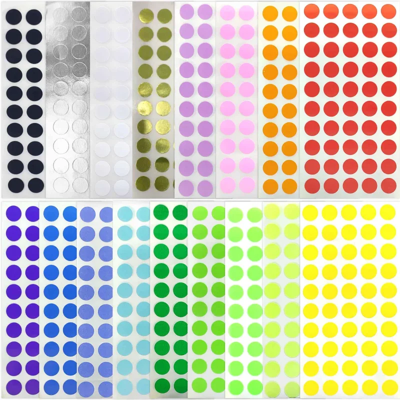 Adesivo Marcador Bolinha - Pacote com 100 Unidades Atacado para Revenda