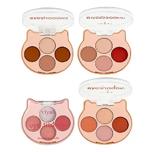 Vivai - Estojo de Sombras Gatinho 4126 - 04 Und Atacado para Revenda