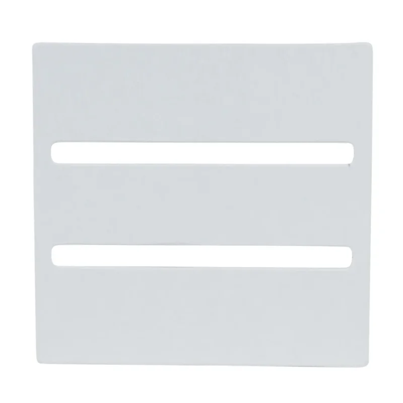 Cartela Expositora de Presilhas Quadrada - Branco Comum - Pacote com 1.000 unidades Atacado para Revenda